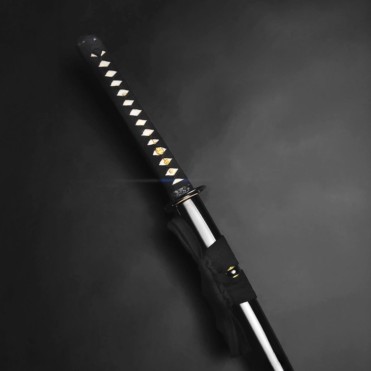Musashi "Infinity Ring" Black Katana in shirasaya 1.