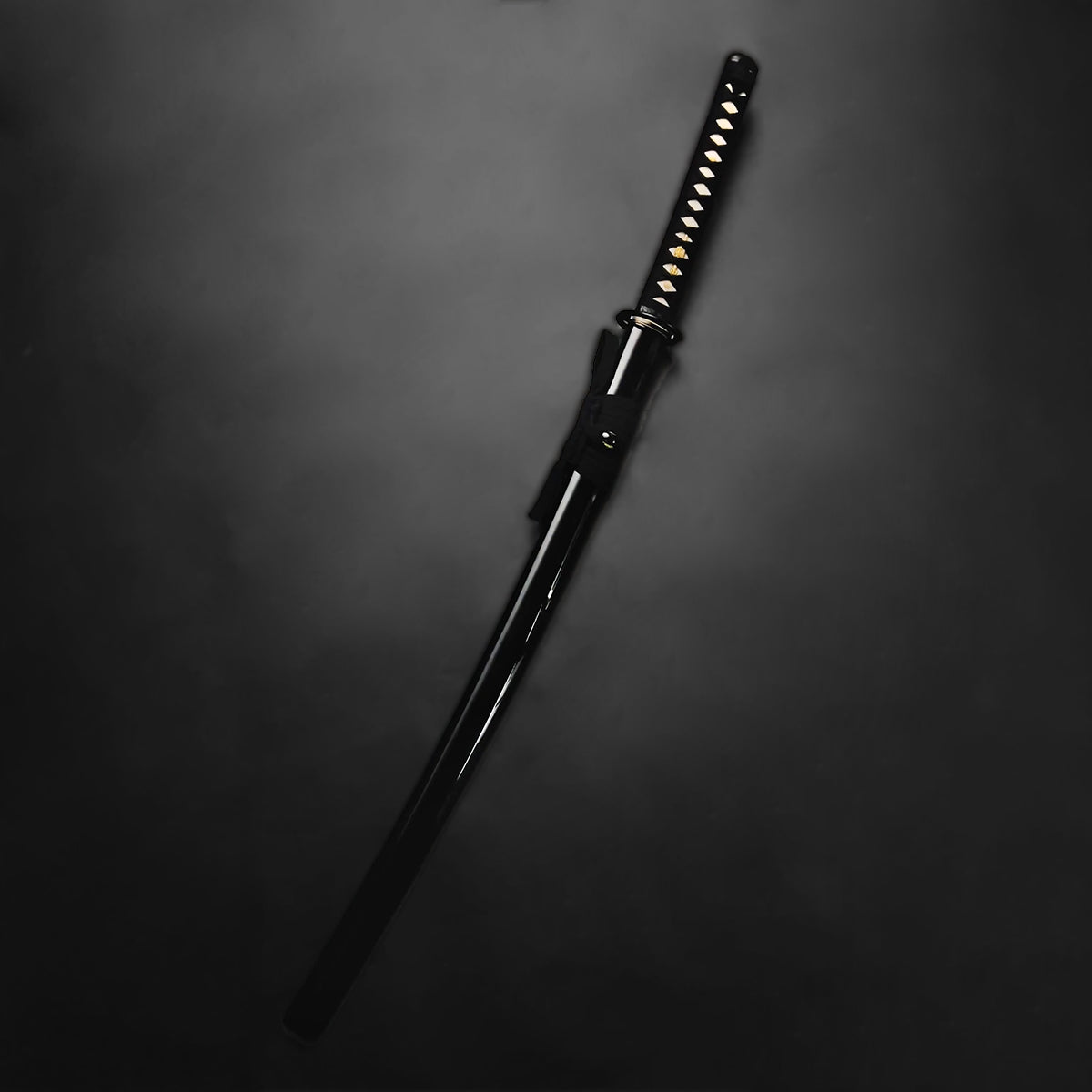 Musashi "Infinity Ring" Black Katana in shirasaya 2.