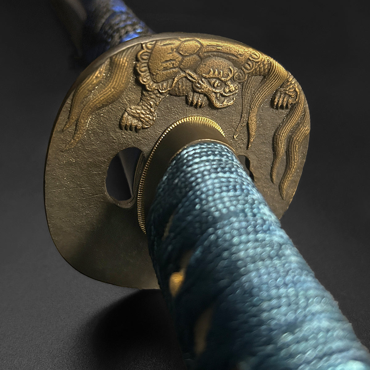 Musashi "Umigame" Katana sea turtle tsuba.