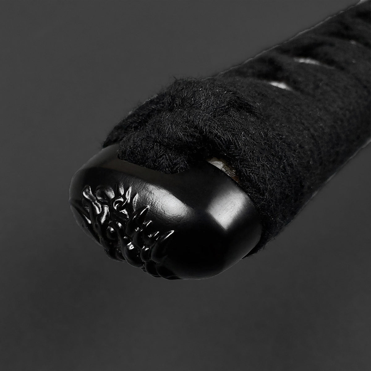 Musashi "Infinity Ring" Black Katana kashira.