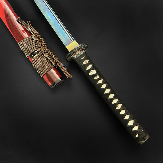 Musashi “Bane” (Spring) Katana tsuka and saya.