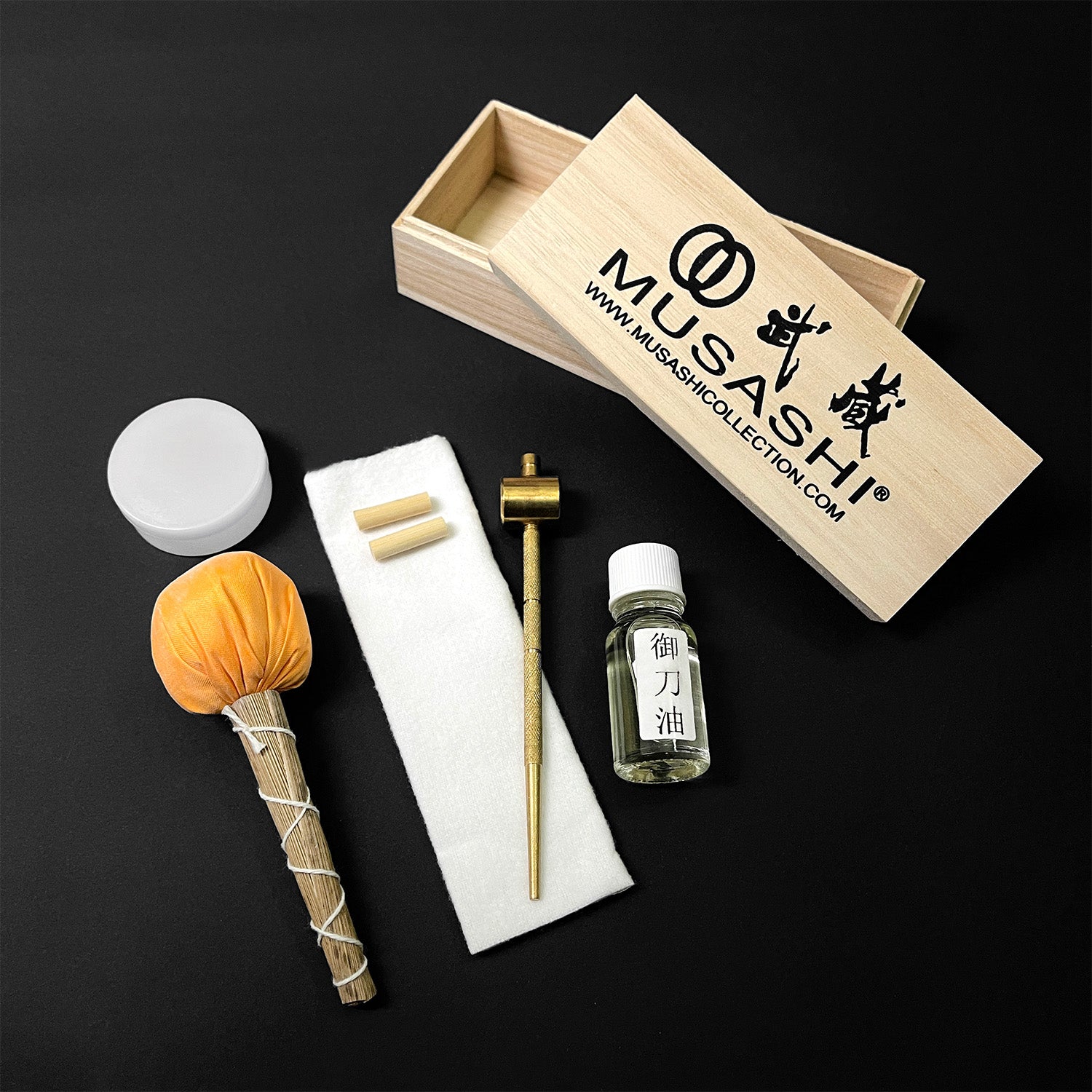 Samurai sword accessories.