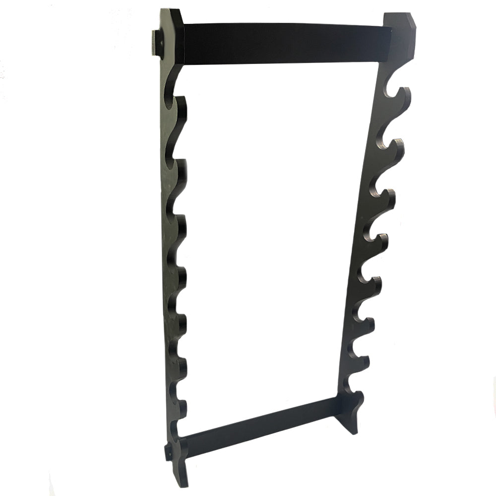 8 Piece Sword Wall Stand front view