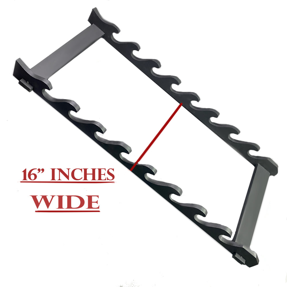 8 Piece Sword Wall Stand - 16 inches wide