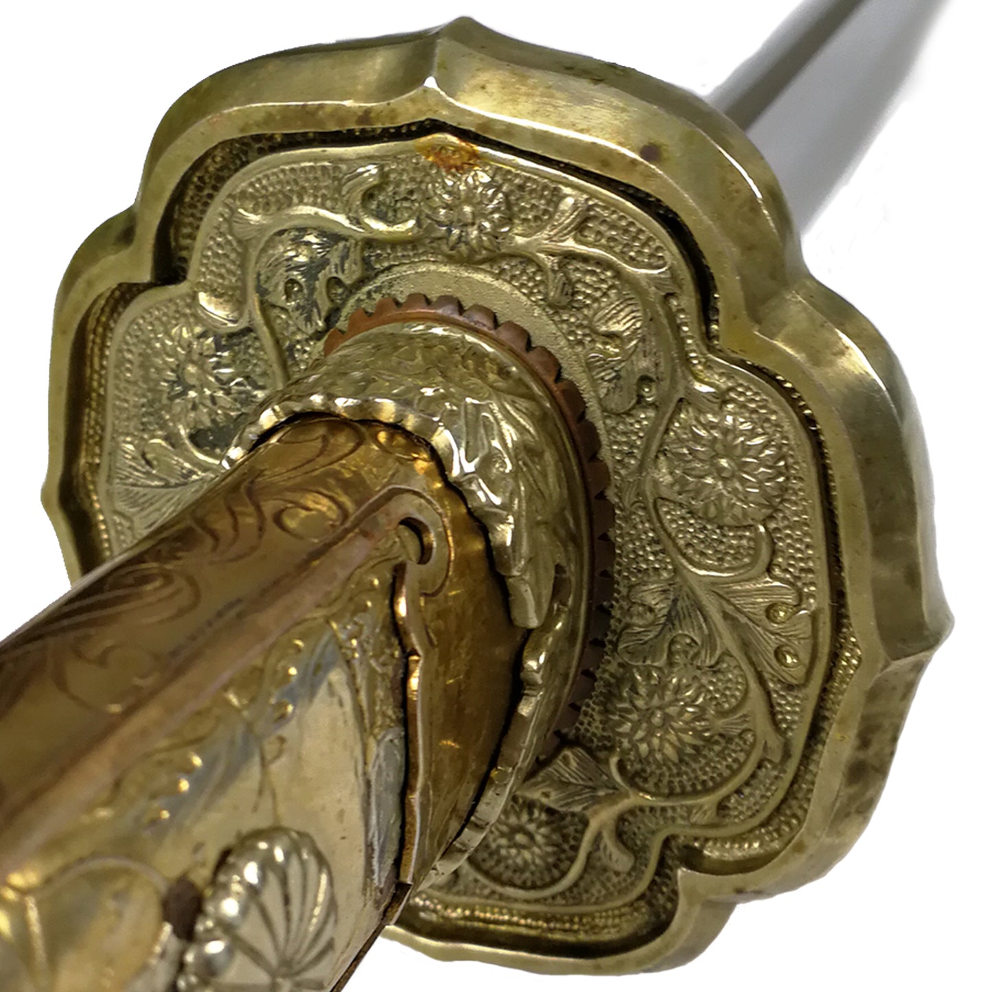 Musashi Suikoden Tachi tsuba - handle-side