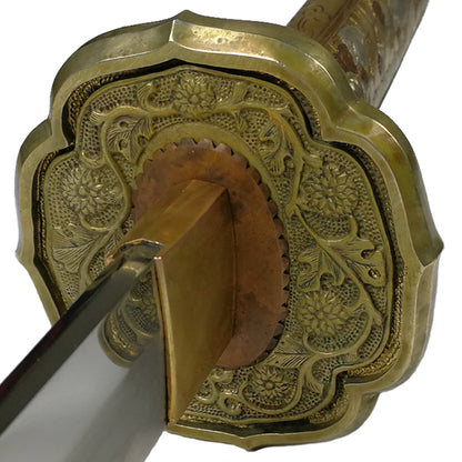 Musashi Suikoden Tachi tsuba - blade-side