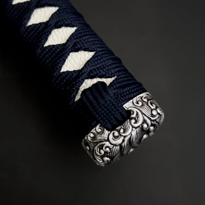 White “Watatsumi” Katana kashira.