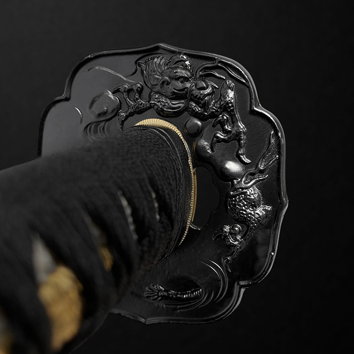 Musashi "Tenryu" Katana tsuba.