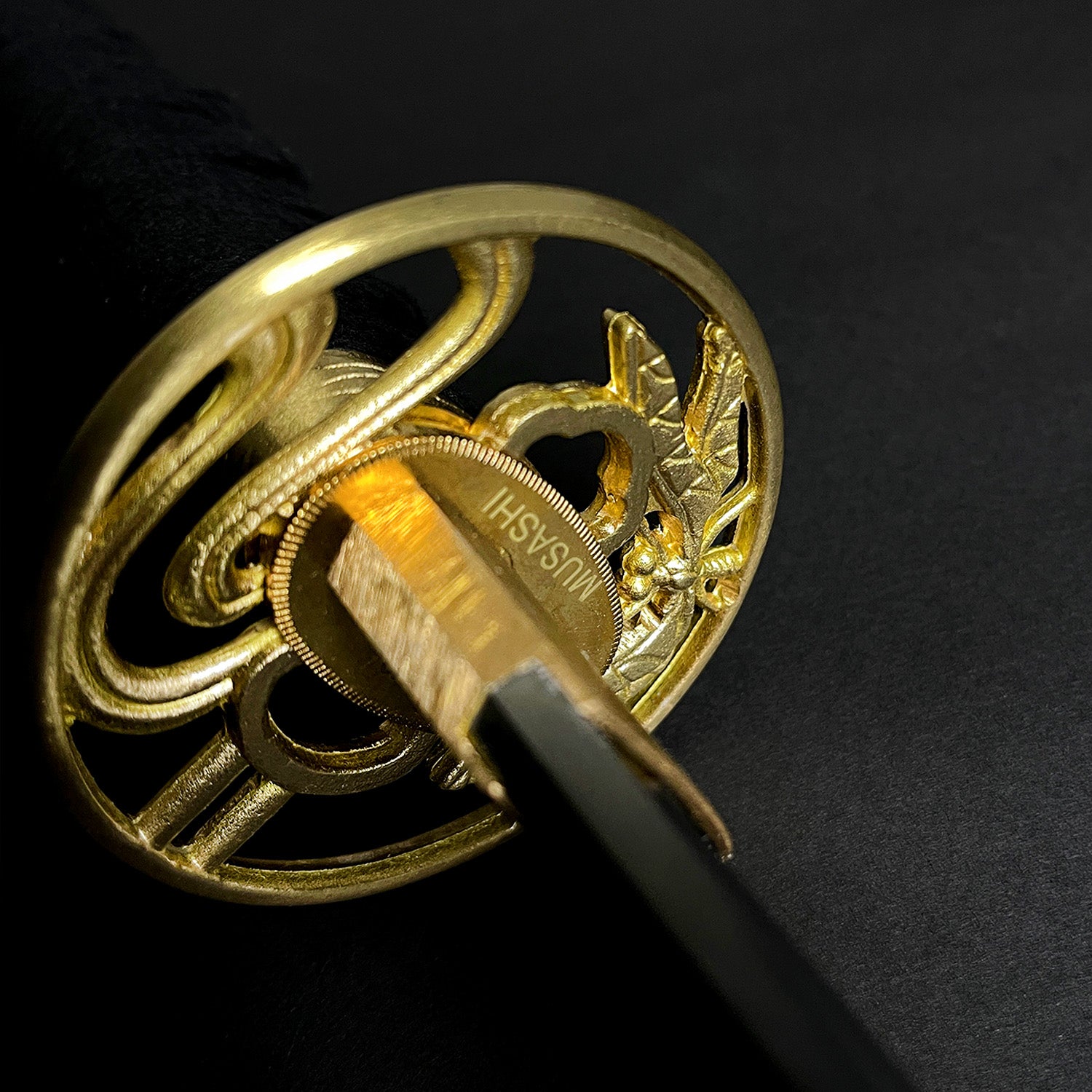 Hand-crafted Gold Dragonfly Katana
