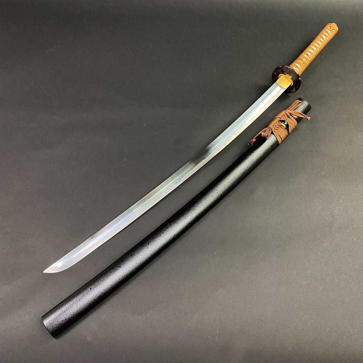 Musashi "Fuji Ryu" (Dragon of Mt. Fuji) Katana kissaki.