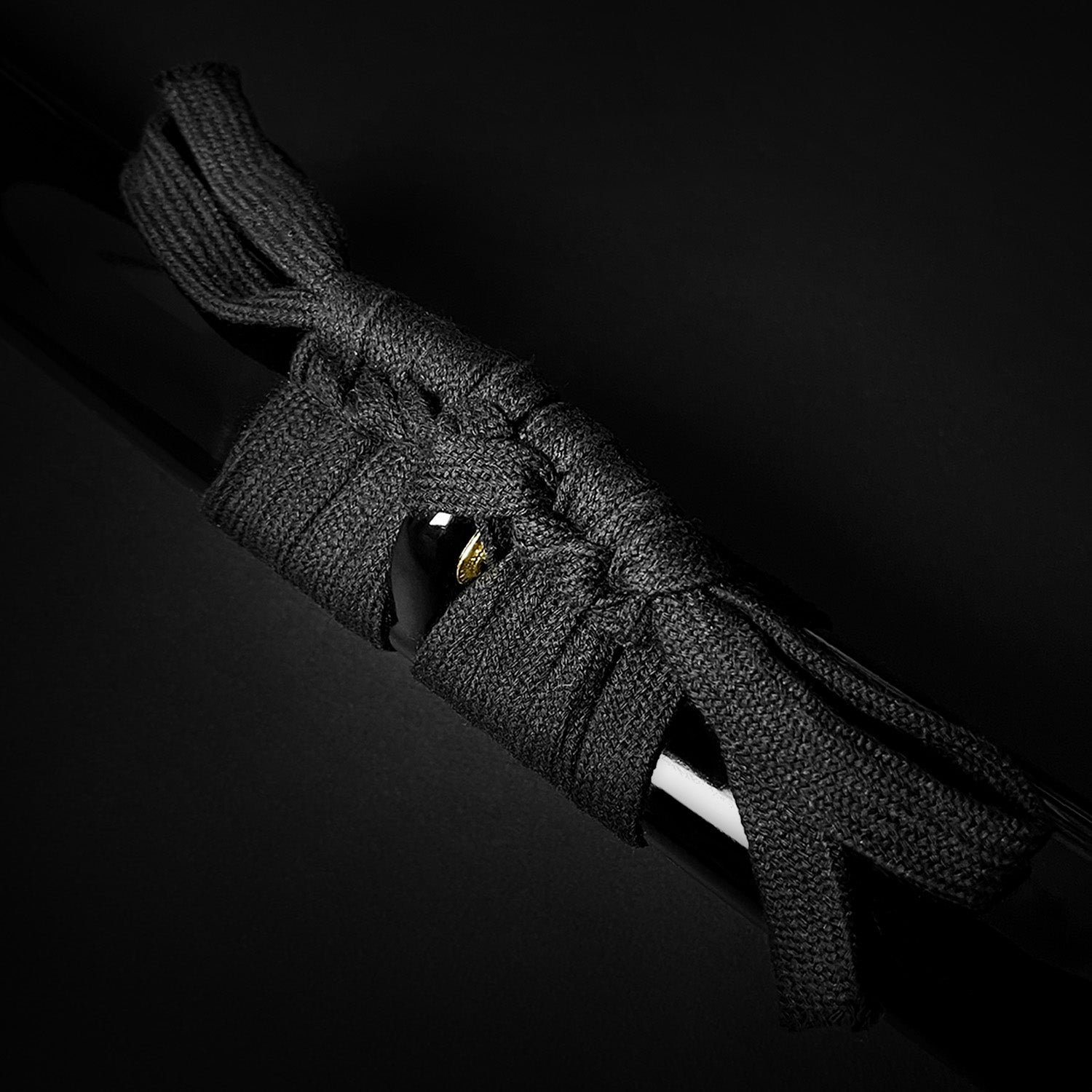 Black "Ryu" Katana sageo.