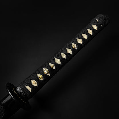 Black "Ryu" Katana tsuka.