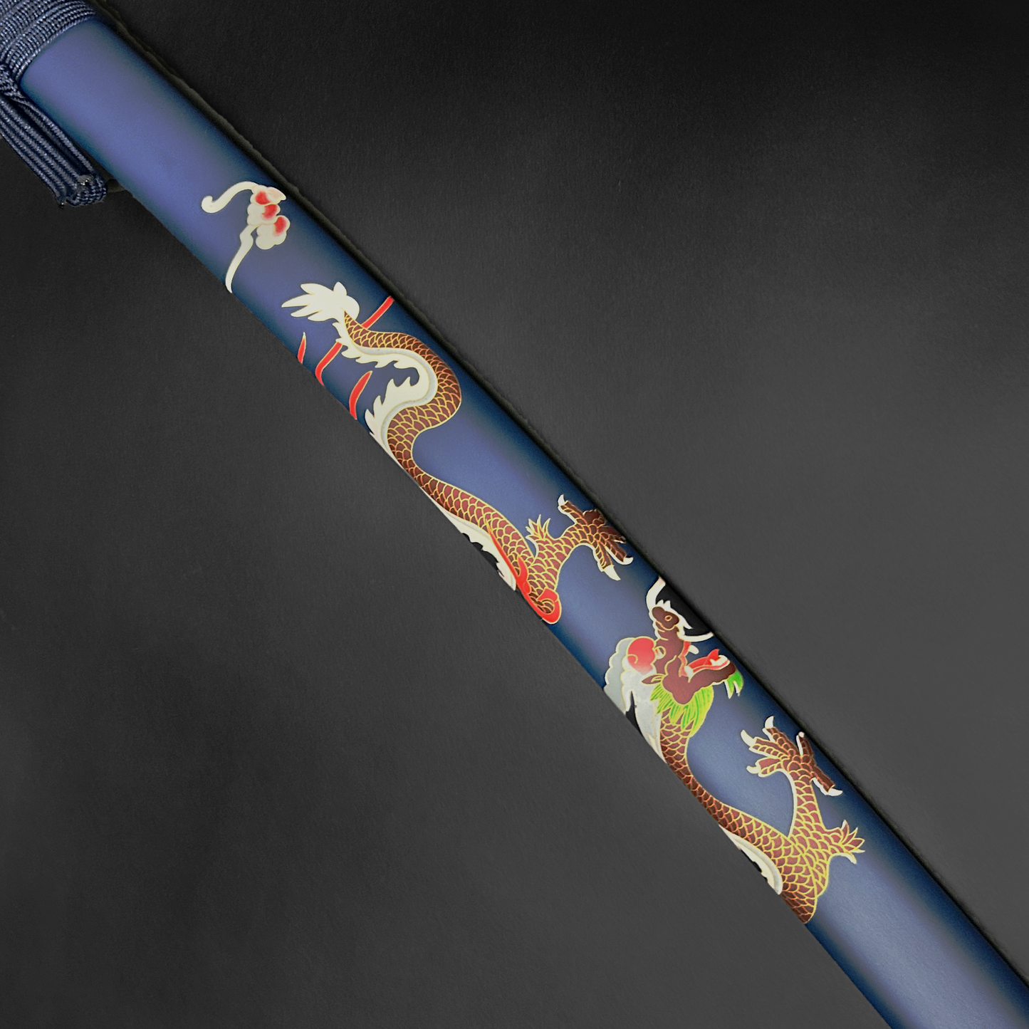 Musha "Mizuchi"(The Hornless Dragon) Blue Katana