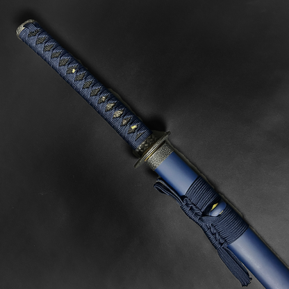 Musha "Mizuchi"(The Hornless Dragon) Blue Katana