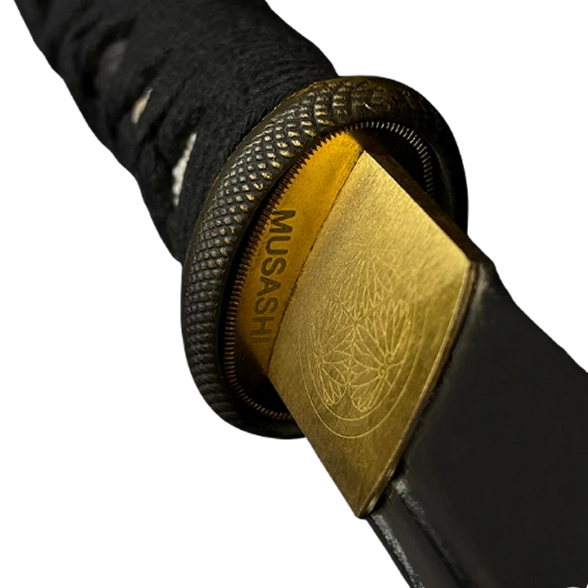 Bamboo Fast Cutter sword habaki close-up