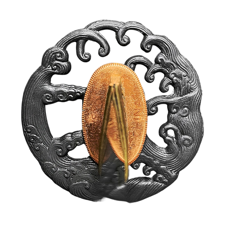 Premium Musashi samurai sword tsuba